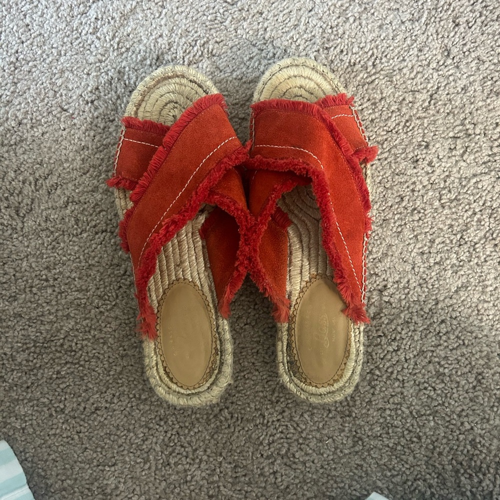 Red sandals